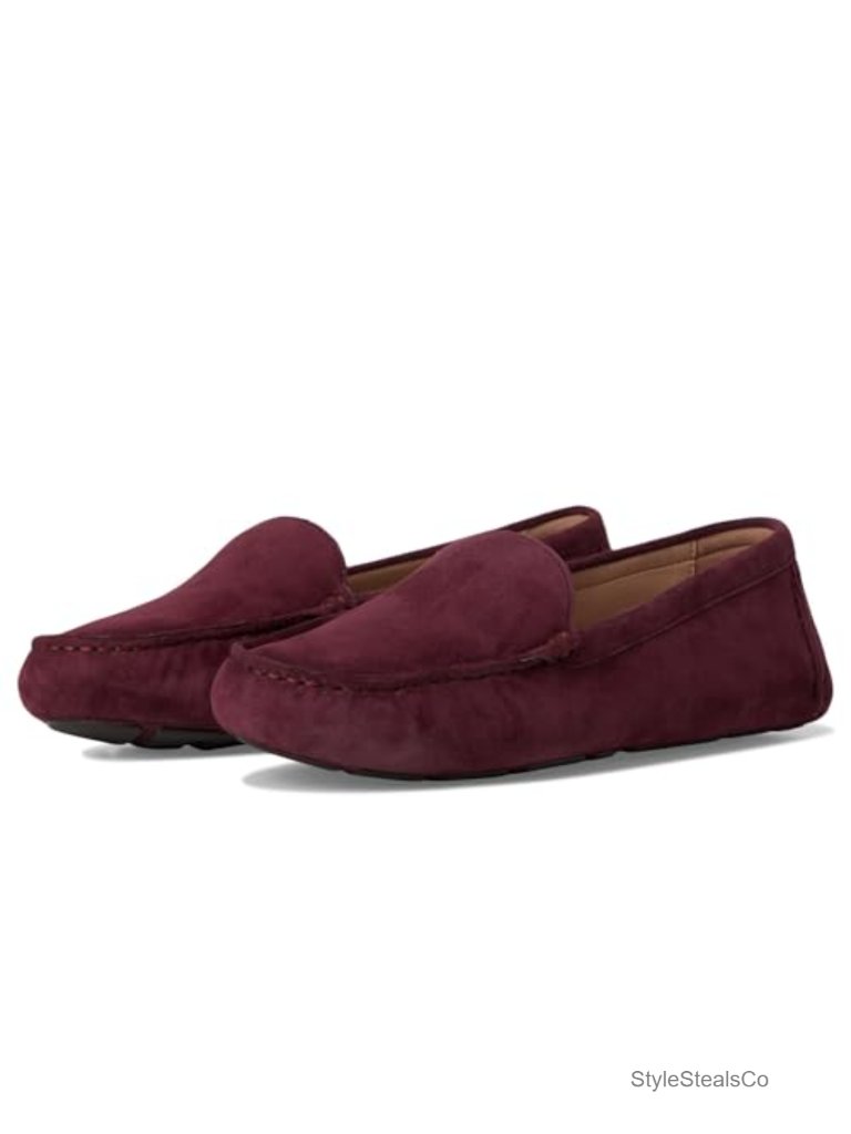 Driving Moc Loafers With Stitch Detailing, Molded Sock Liner, Pu Lining,